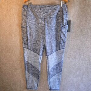 Torrid Active Women Blue High Rise Leggings Side Pockets Plus Size 2 NEW